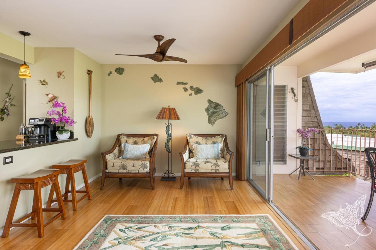 Hale Hahalua - Hale Hahalua - Serenity And Ocean Views In Kona - Now With Upgraded Ac In Bedroom Kailua Kültér fotó
